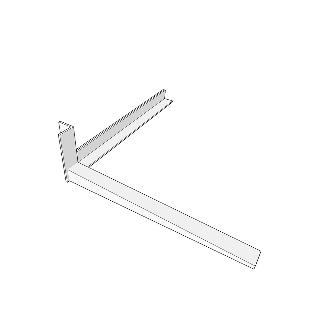 cantilever louvre corner bracket